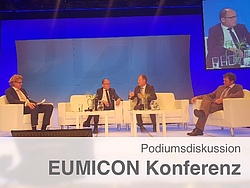 Udo Bachhiesl bei der Podiumsdiskussion der EUMICON 2018.