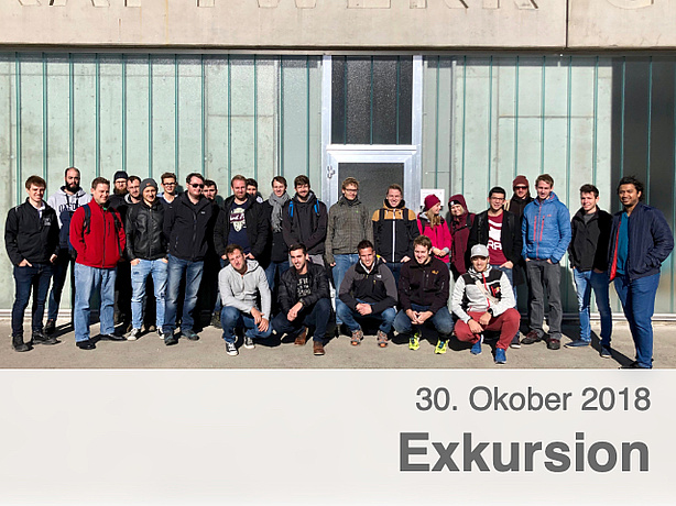 Gruppenbild der Exkursionsteilnehmer.