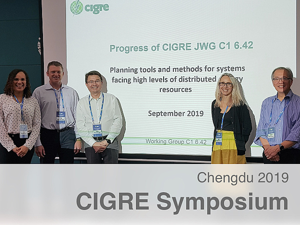Group picture of the speakers of Session C1 of the CIGRE Symposium.