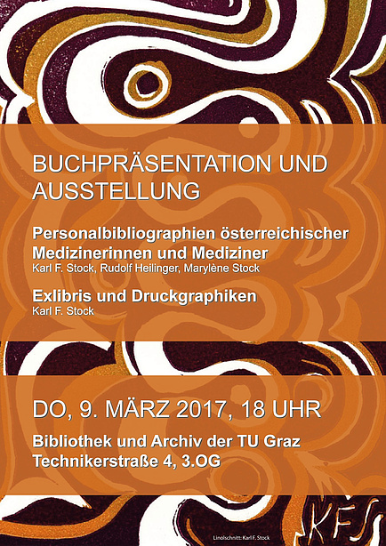 Linolschnitt © K.F. Stock, Plakat by Stefan Fink