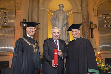 Ehrensenator Schützenhöfer, Bildquelle: Lunghammer - TU Graz