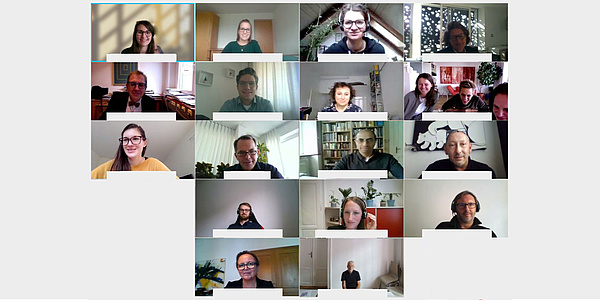 People in a video conference