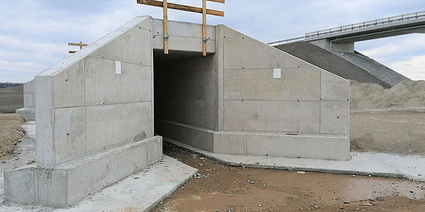 Kleintierdurchlass aus Beton