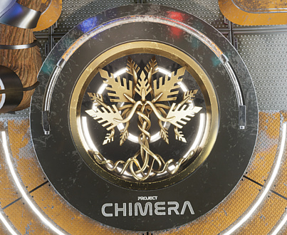 Computer graphic of a tree of life under which ‘Project Chimera’ is written.