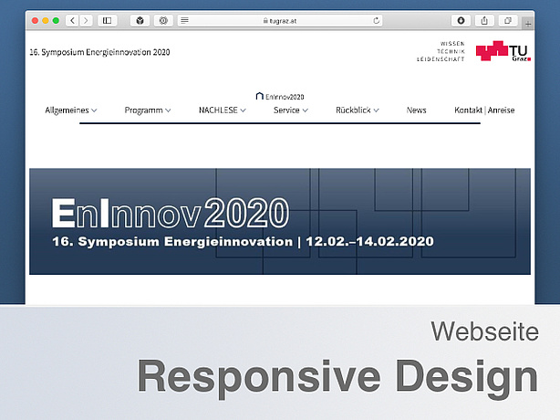 Screenshot der EnInnov-Homepage