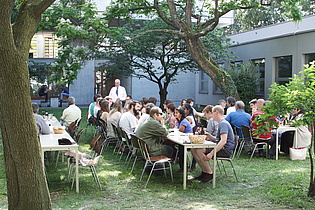 At this year's institute barbecue we could again welcome many former colleagues and friends of the institute