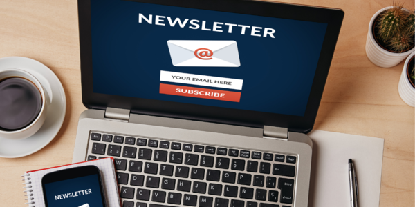 computer, newsletter, subscribe 