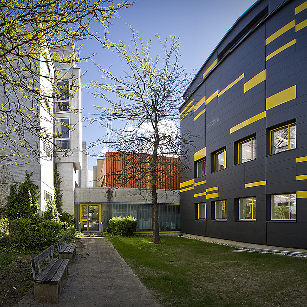 Gebäude am Campus Inffeldgasse