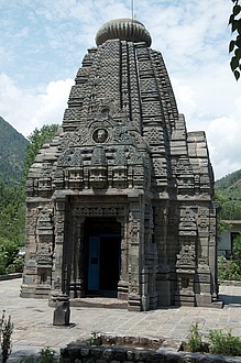 A picture of a Nagara temple.