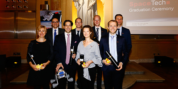 Graduates of the SpaceTech programme, Source: Nestroy – TU Graz