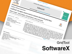 Seite der Publikation "GridTool" liegend auf orange grauen Hintergrund.