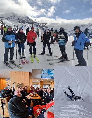 Some impressions from the institute skiing day in Obertauern