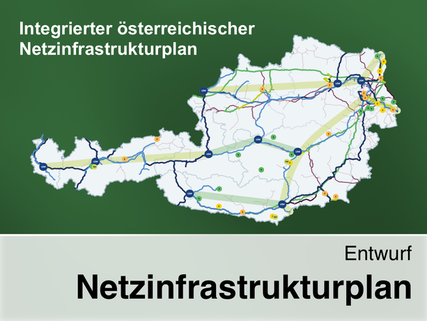 Österreichkarte auf grünem Hintergrund.