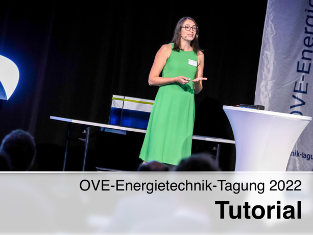 Sonja Wogrin auf der Bühne der OVE Energietechnik-Tagung