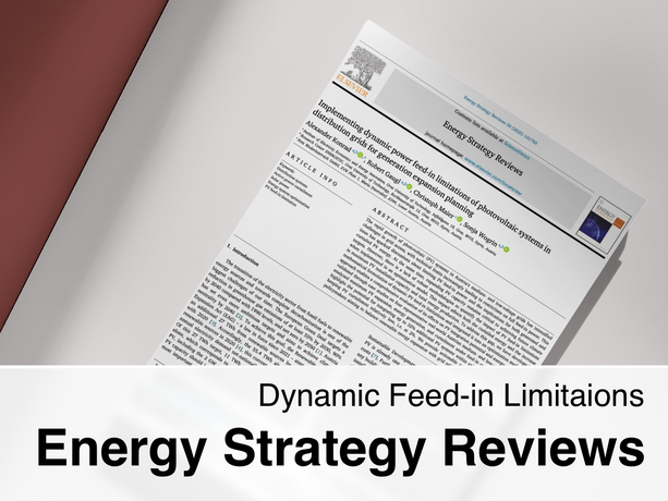 Ein wissenschaftlicher Artikel aus der Zeitschrift "Energy Strategy Reviews" zum Thema dynamische Einspeisebegrenzungen von Photovoltaikanlagen.