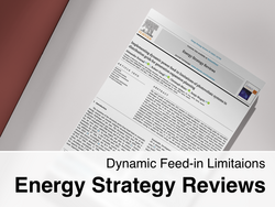 Ein wissenschaftlicher Artikel aus der Zeitschrift "Energy Strategy Reviews" zum Thema dynamische Einspeisebegrenzungen von Photovoltaikanlagen.