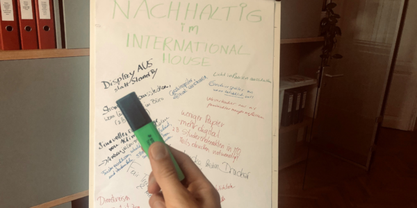 International Office, Welcome Center, sustainability, checklist