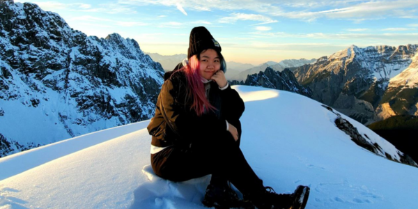 Studentin, Bergen, Natur, China, Österreich 