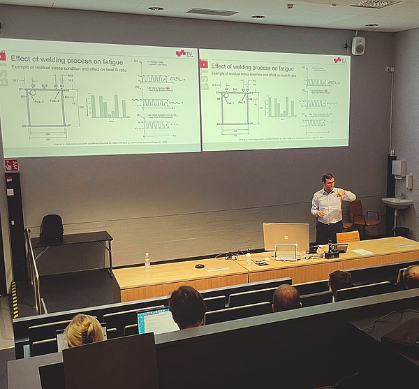 Vortrag zum Thema Ermüdung geschweißter Strukturen (Copyright: © LUT University)