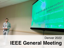 Robert Gaugl presenting at the IEEE General Meeting in Denver.