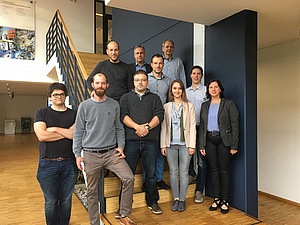 A group picture of the project team members standing togehter.