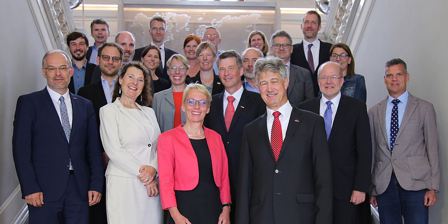 Group photo rectorate TU Graz and TU Darmstadt