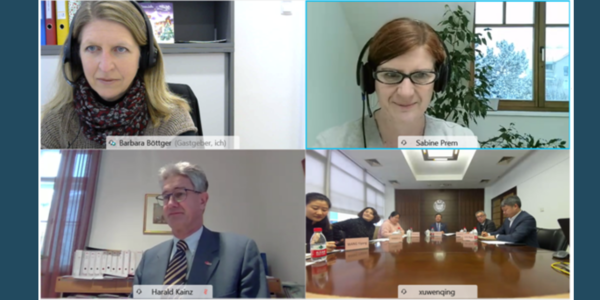 Online, meeting, Tongji University, Shanghai, cooperation 