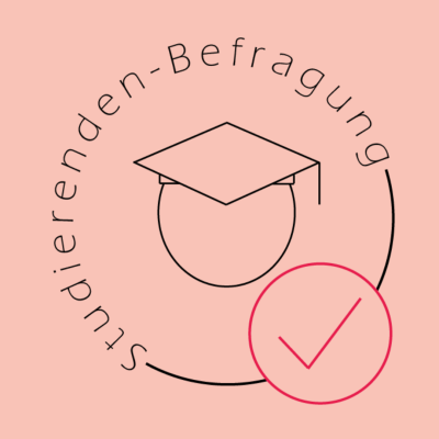 Schriftzug "Studierenden-Befragung".
