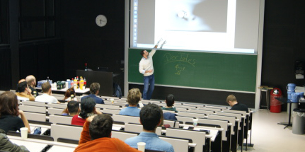 Vortrag im Hörsaal