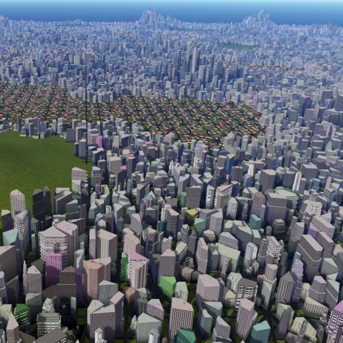 Digital city model