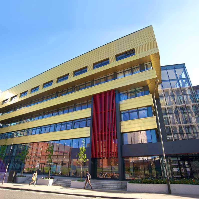 Modern building of Strathclyde University