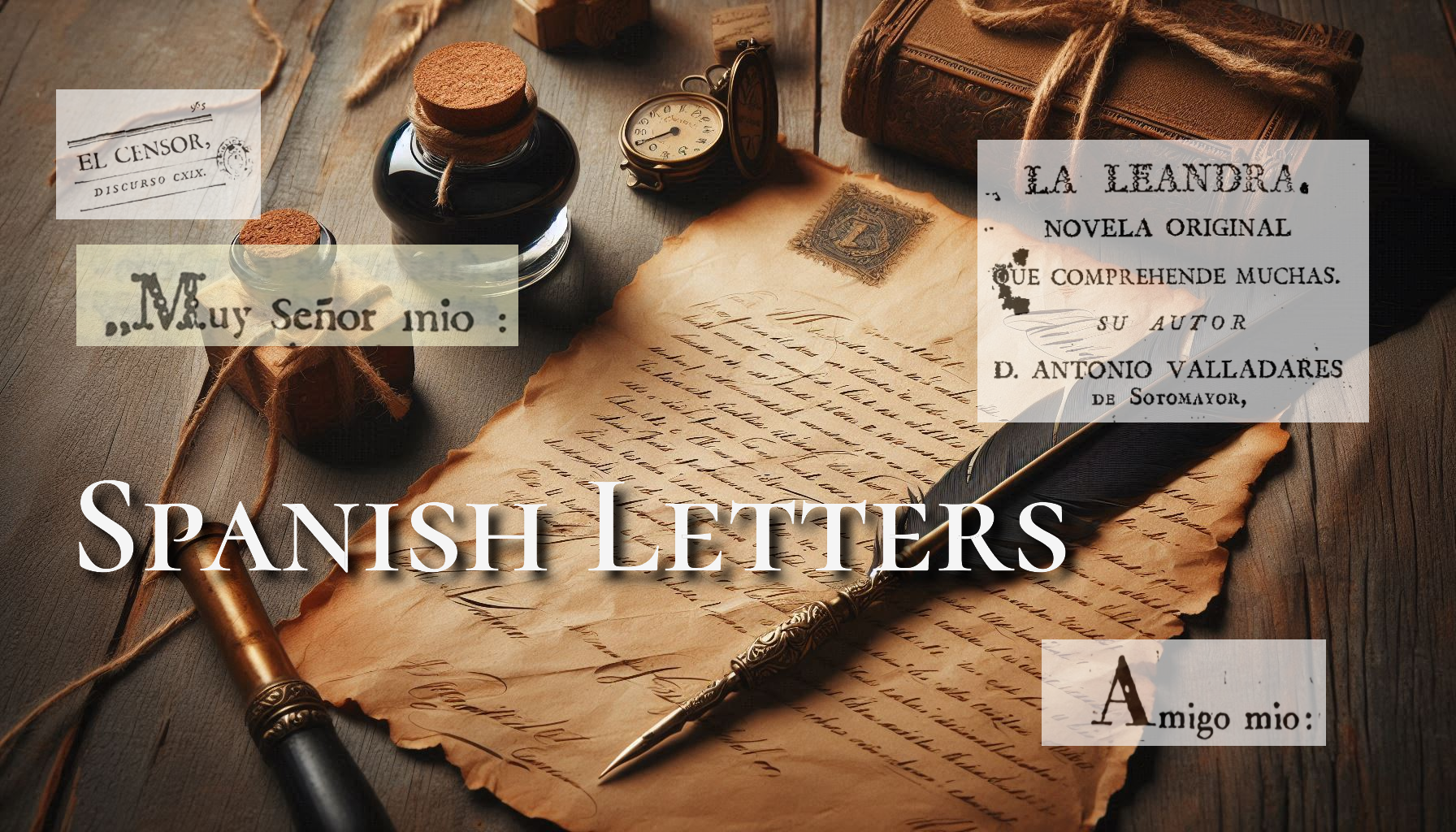 Logo: Spanish Letters. From Spectator Press to Epistolary Novel