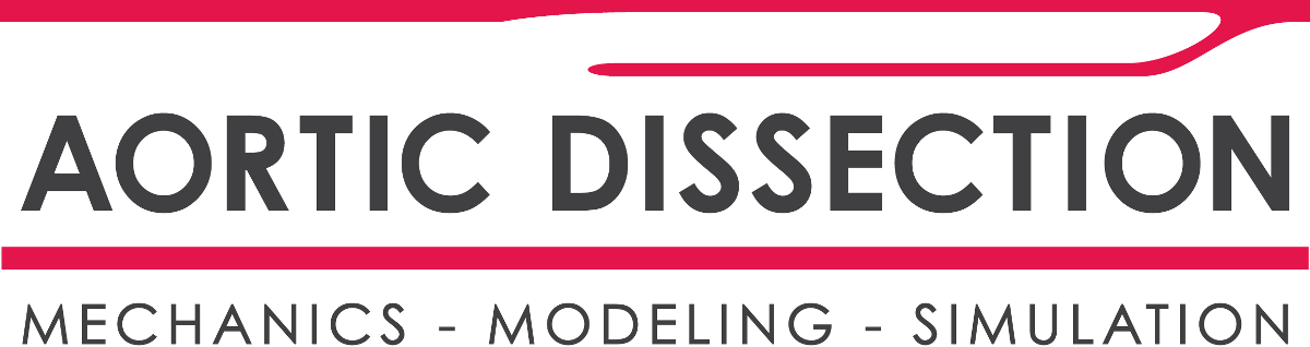Logo: Mechanics, Modeling and Simulationof Aortic Dissection